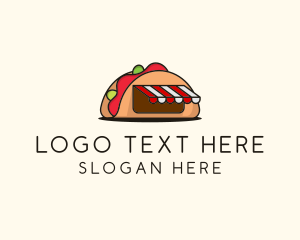 Food - Mexican Taco Food logo design