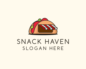 Mexican Taco Food logo design