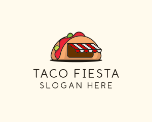 Taco - Mexican Taco Food logo design