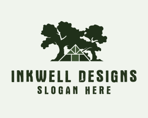 House - Tree House Nature logo design