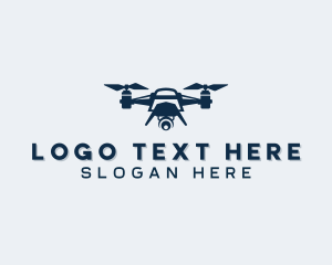 Quadrotor - Aerial Drone Photography logo design