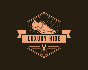 Leather - Leather Oxford Shoes logo design