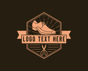 Scissor - Leather Oxford Shoes logo design