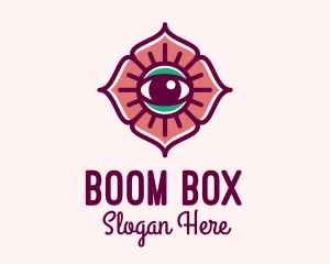 Spiritual Flower Eye logo design