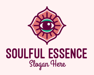 Spiritual - Spiritual Flower Eye logo design