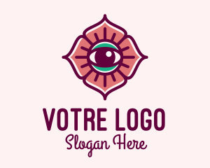 Floristry - Spiritual Flower Eye logo design