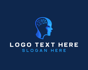 Psychology - Cyber Brain Ai logo design