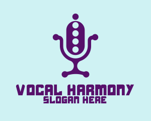 Voice - Cool Digital Podcast logo design
