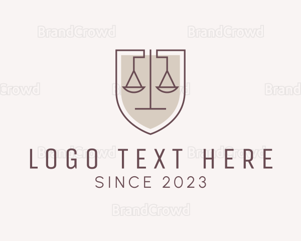 Law Firm Shield Logo