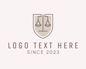 Judiciary - Law Firm Shield logo design