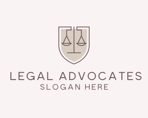 Law Firm Shield logo design