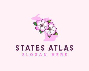 Apple Blossom Michigan logo design