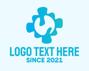 Healing - Blue Cross Healing logo design