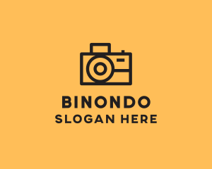 Camera Lens - Photographer Camera Photography logo design