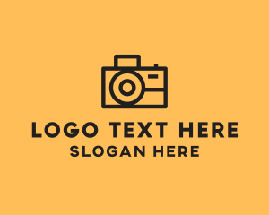 Black - Photographer Camera Photography logo design