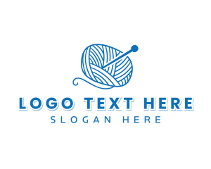 Yarn Crochet Knitting Logo