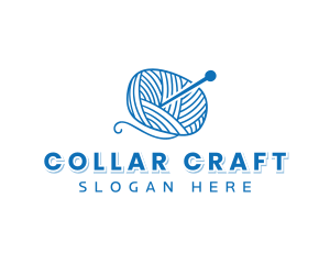 Yarn Crochet Knitting logo design