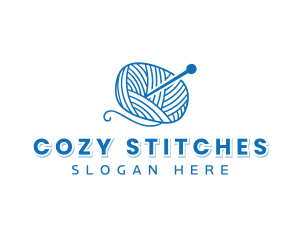 Yarn Crochet Knitting logo design