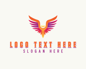 Holy - Spiritual Foundation Wings logo design