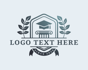 Pillar - Scholastic Learning University logo design