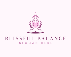 Heart Wellness Yoga logo design