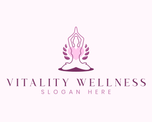 Meditation Wellness Yoga logo design