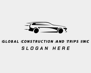 Sedan Car Racing Logo