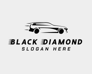 Sedan Car Racing logo design