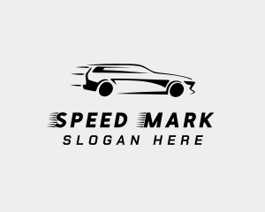 Sedan Car Racing logo design