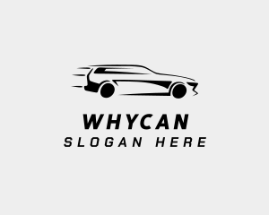 Driver - Sedan Car Racing logo design