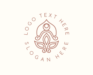 Glyph - Lotus Zen Yoga logo design