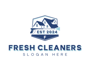 Roof Cleaner Sanitation logo design