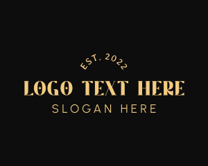 Yellow - Luxury Elegant Wordmark logo design