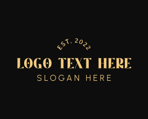 First Class - Luxury Elegant Wordmark logo design