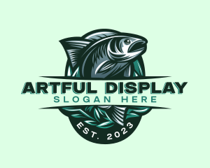 Fish Seafood Seaweed logo design