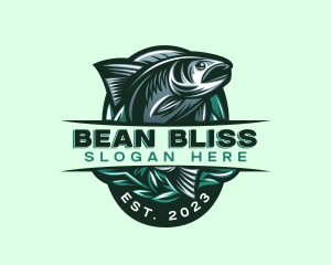 Fish Seafood Seaweed logo design