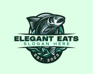 Fish Seafood Seaweed logo design