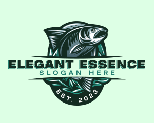 Fish Seafood Seaweed logo design