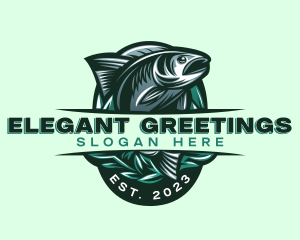 Fish Seafood Seaweed logo design