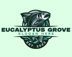 Fish Seafood Seaweed logo design