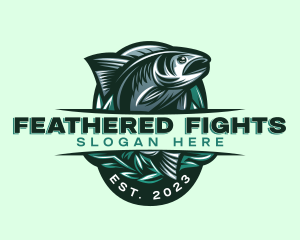 Fish Seafood Seaweed logo design