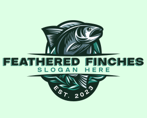 Fish Seafood Seaweed logo design