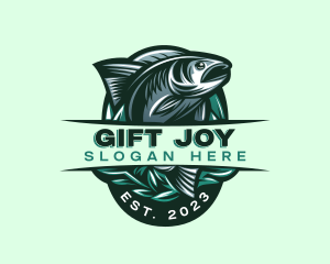 Fish Seafood Seaweed logo design