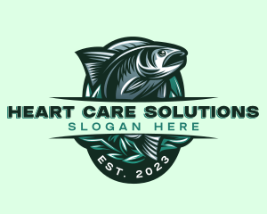 Fish Seafood Seaweed logo design