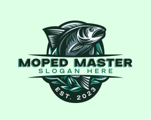 Fish Seafood Seaweed logo design