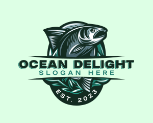 Seafood - Fish Seafood Seaweed logo design