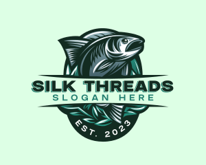 Fish Seafood Seaweed logo design