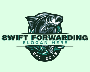 Fish Seafood Seaweed logo design