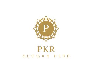 Knit - Golden Floral Boutique logo design