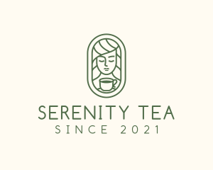 Tea - Green Woman Cafe Tea logo design